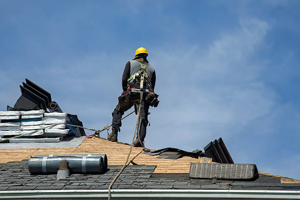 Professional Roofing technician working in Junction City, KY